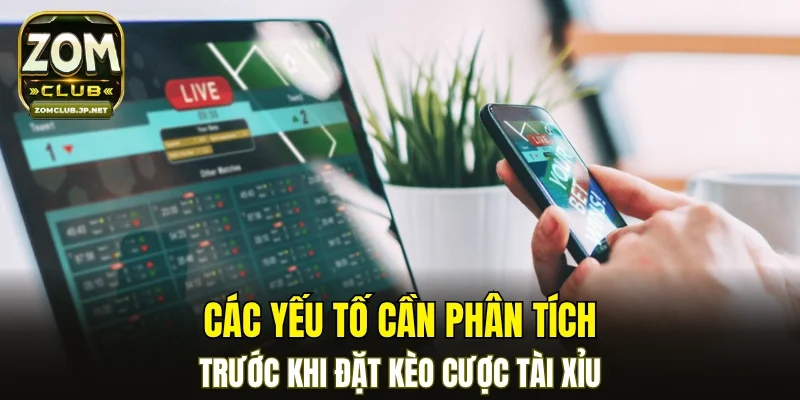 Các yếu tố cần phân tích trước khi đặt kèo cược tài xỉu